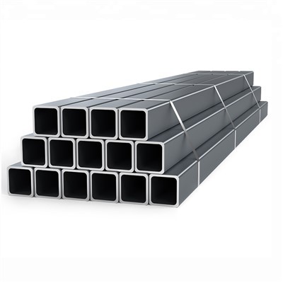 Tubo de sección hueca cuadrada SHS tubería de acero estructural